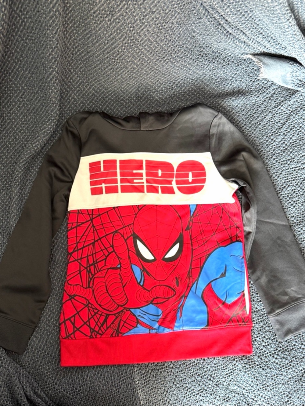 Marvel Spider-Man Boys Size 10 Graphic Pullover Sweatshirt Jumping Beans